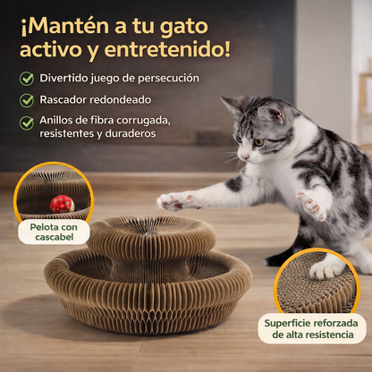Feline Rush™ Rascador Interactivo 2-en-1