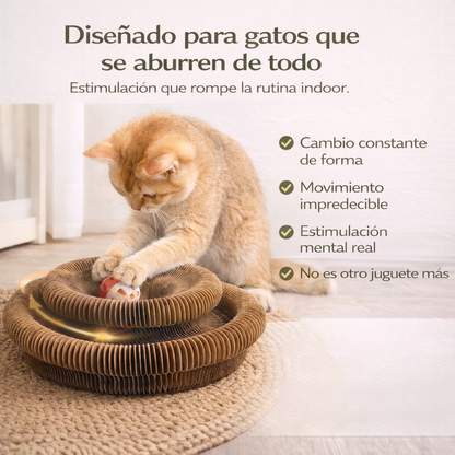 Feline Rush™ Rascador Interactivo 2-en-1