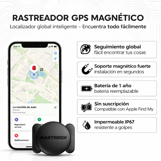 RastreoX™ Localizador GPS Magnético