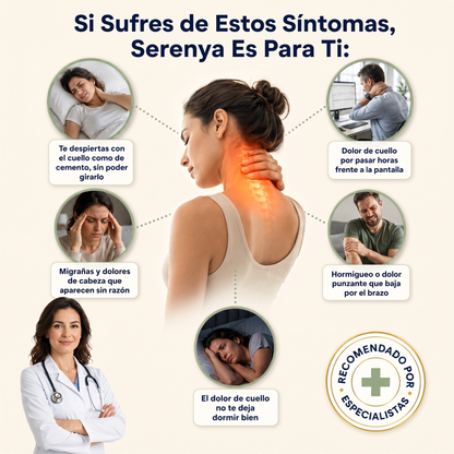 Serenya Pro™ — Triple Terapia para la Descompresión Cervical